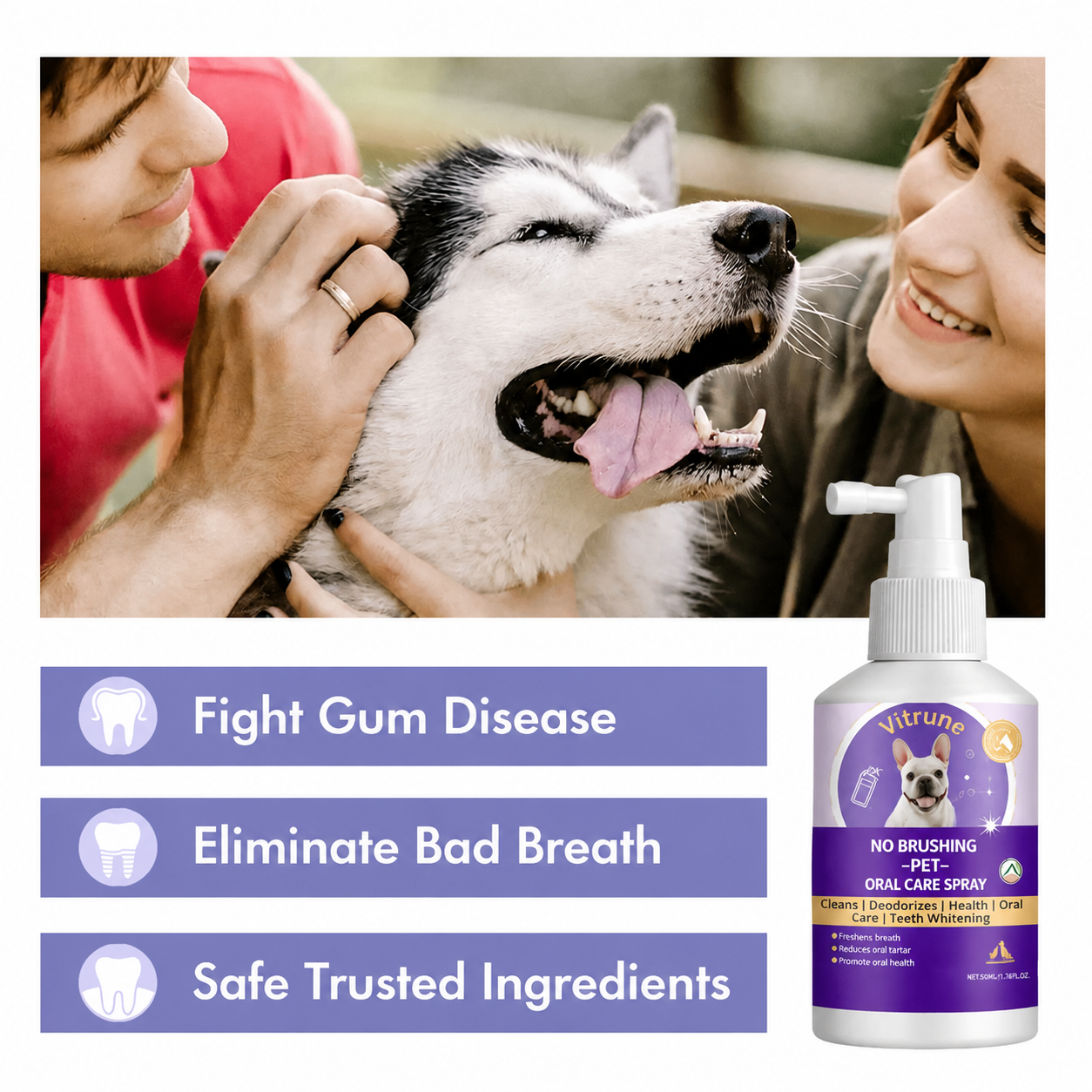 Vitrune™ 🍃No-Brushing Oral Care Spray for Dogs & Cats